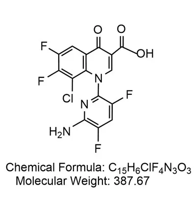 1-(6-Amino-3,5-difloro-2-piridinil)-8-kloro-6,7-difloro{ {8}},4-dihidro-4-okso-3-kinolinkarboksilik Asit